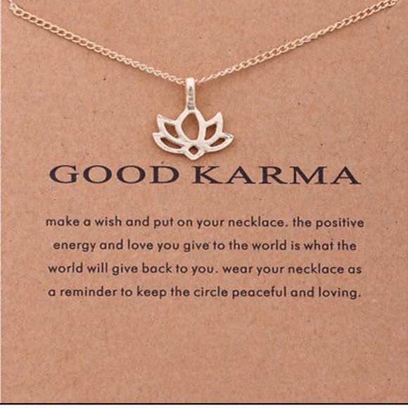 Boutique Jewelry - ✨Lotus Pendant "Good Karma" Necklace